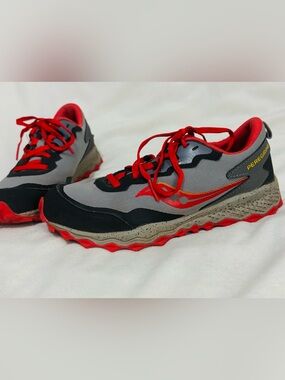 Saucony Kids Sneakers Red, Gray, Black